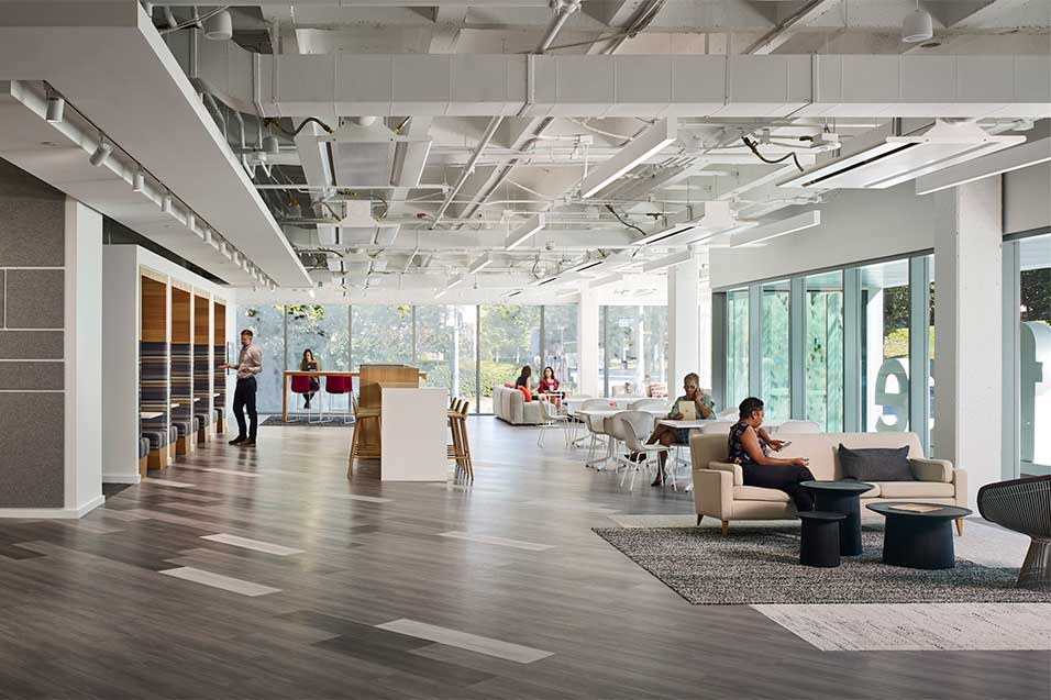 Interior, Interface Headquarters, located in Atlanta, Georgia